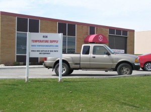 front of temperature supply co